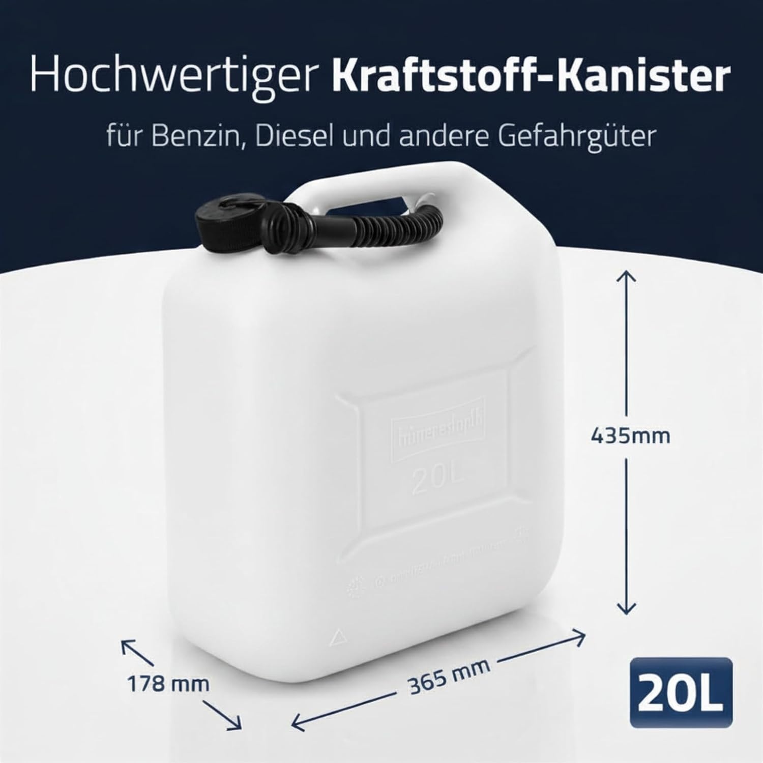 Hünersdorff Brandstofkanister 20L - Veilig en Duurzaam