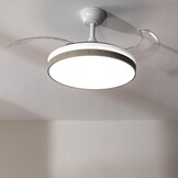 Cecotec EnergySilence Aero 4320 Plafondventilator met LED - 105 cm - Hout en Wit