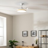 Cecotec EnergySilence Aero 4320 Plafondventilator met LED - 105 cm - Hout en Wit