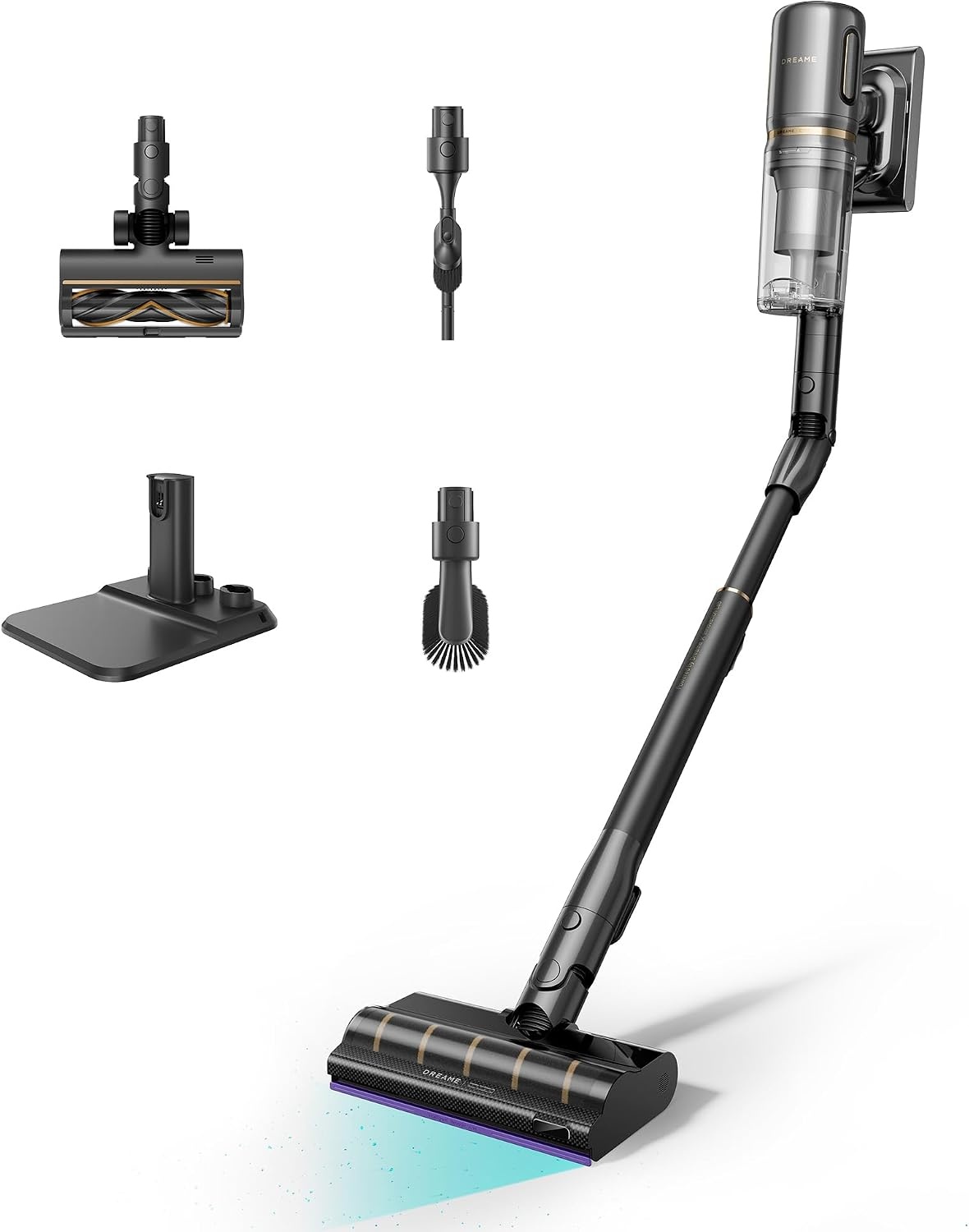 Dreame V20 Pro-A Draadloze Steelstofzuiger - Zwart - 210AW Zuigkracht