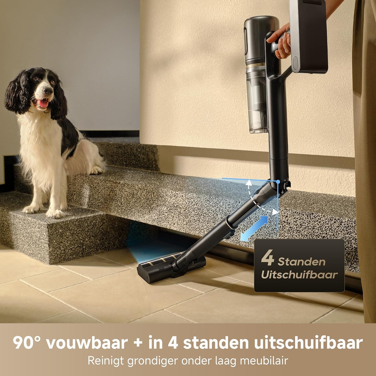 Dreame V20 Pro-A Draadloze Steelstofzuiger - Zwart - 210AW Zuigkracht