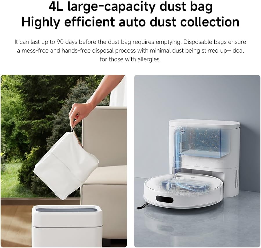 Xiaomi Robot Vacuum H40 EU - Robotstofzuiger - Wit
