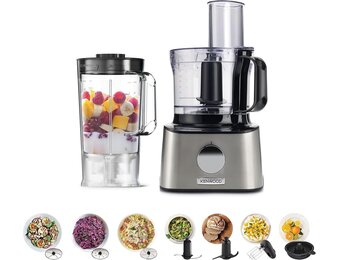 Krachtige Keukenmachine 800W Zilver - Multifunctioneel met Citruspers (54% Korting)