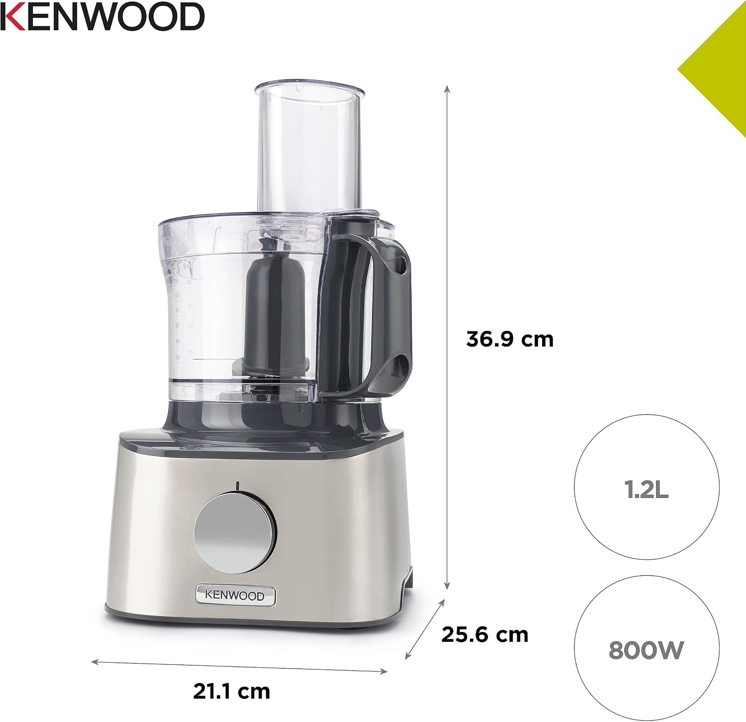 Krachtige Keukenmachine 800W Zilver - Multifunctioneel met Citruspers (54% Korting)