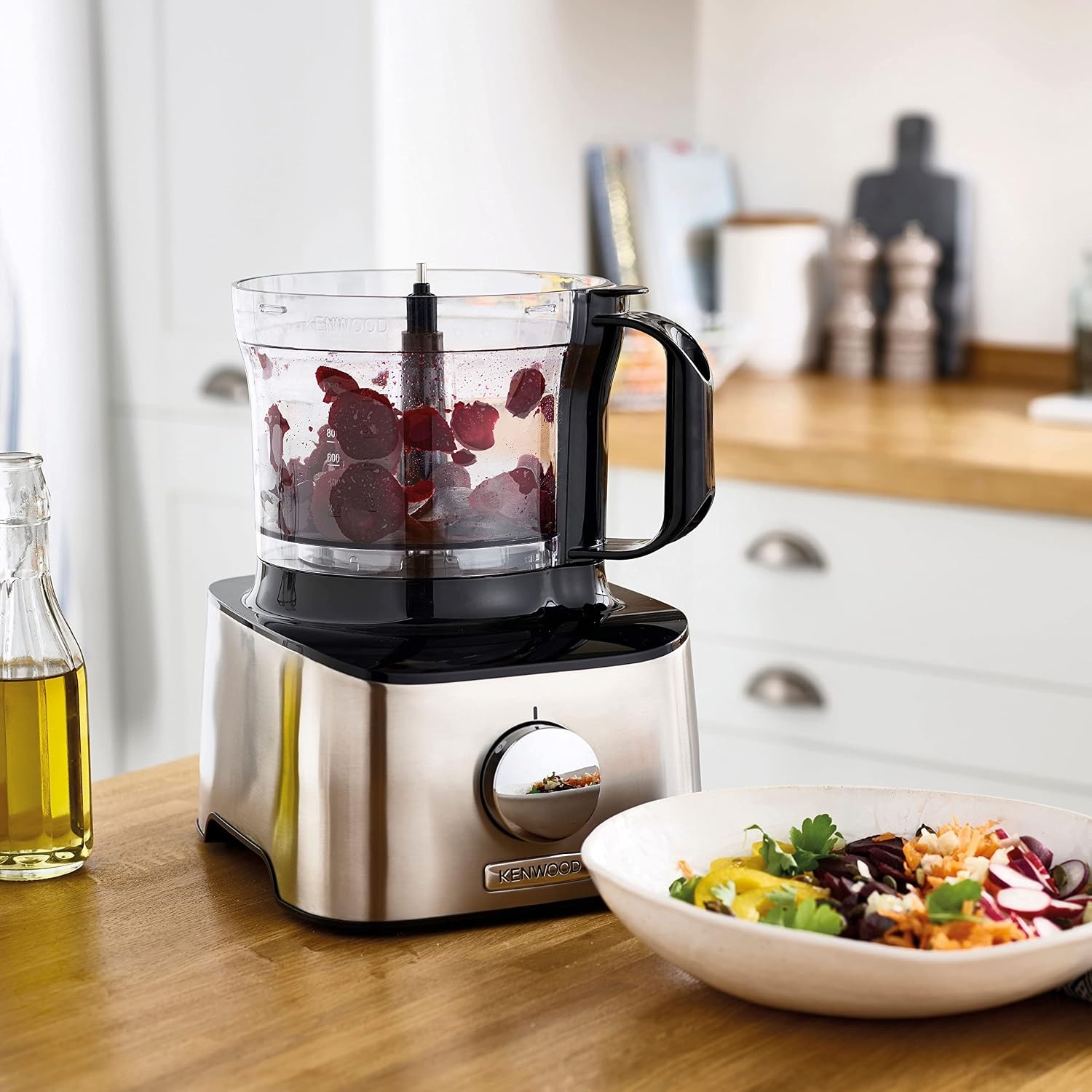 Krachtige Keukenmachine 800W Zilver - Multifunctioneel met Citruspers (54% Korting)