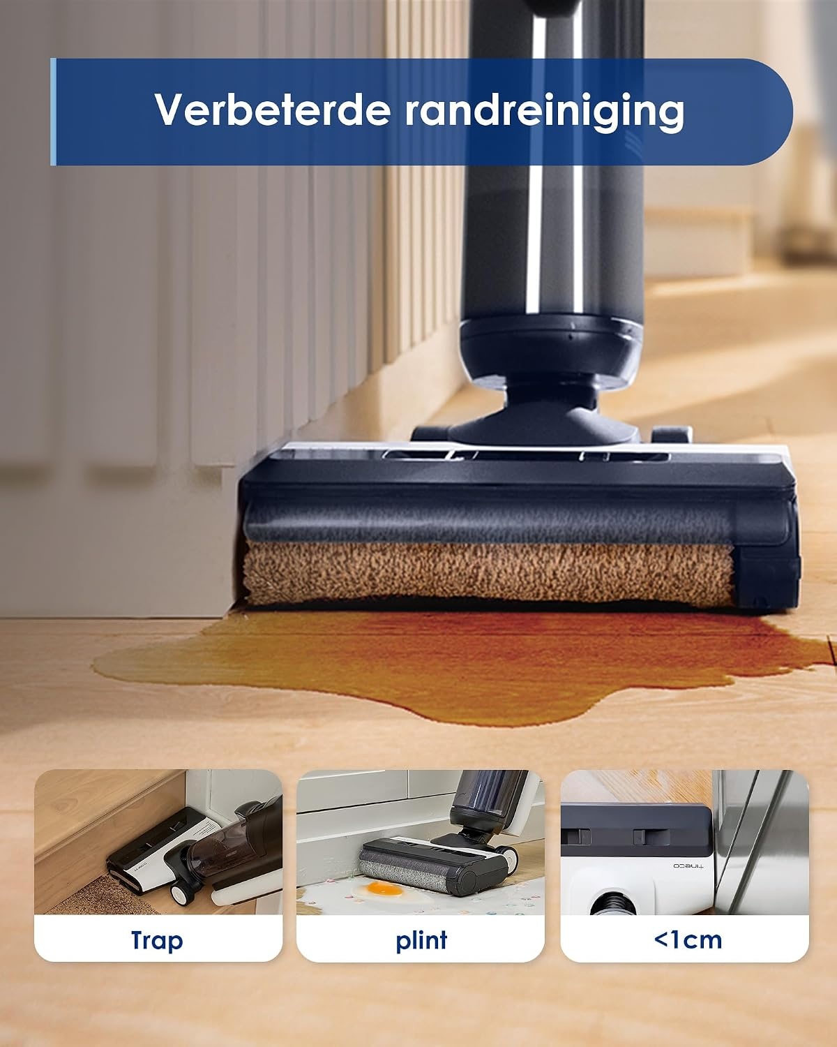 Draadloze Steelstofzuiger & Dweil met 55% Korting