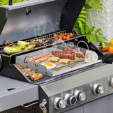 Plancha Grillplaat RVS BBQ Set - 50x32cm incl. Spatel & Schraper (34% Korting)