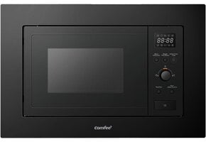 Zwarte Inbouwmagnetron 20L 800W + 1000W Grill - 34% Korting!