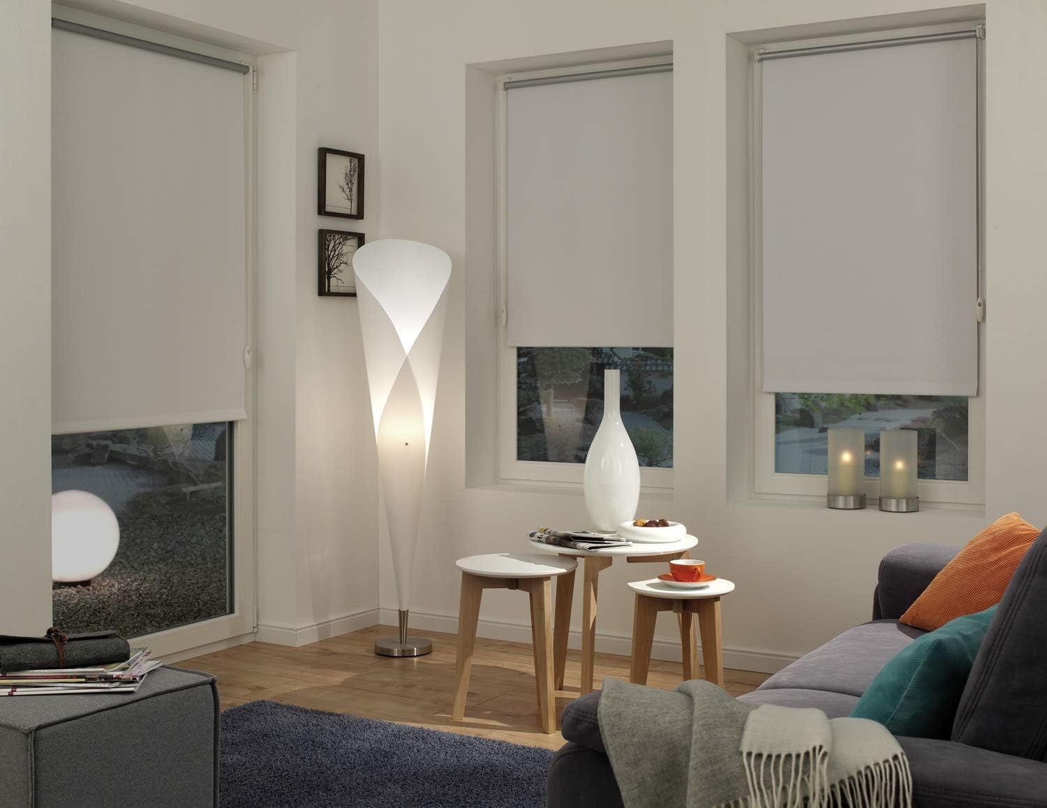 Verduisterend Thermo-rolgordijn Wit 85x210 cm | Energiebesparend | 33% Korting