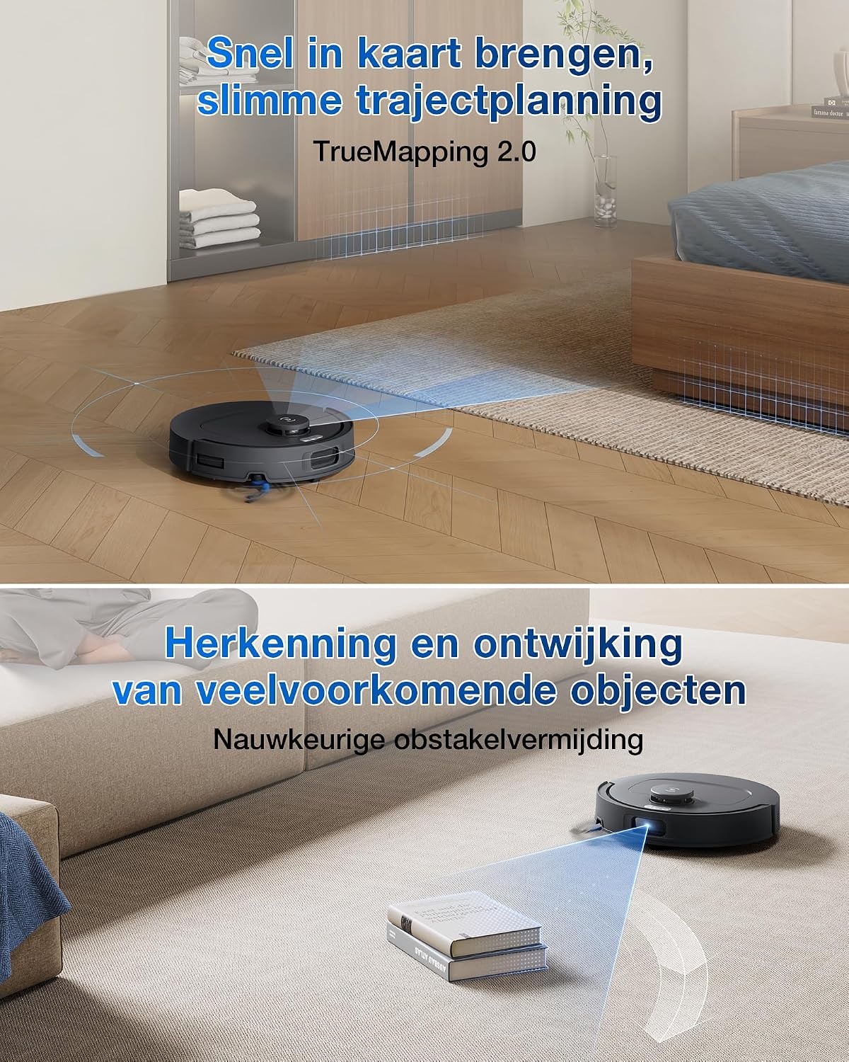 Robotstofzuiger & Dweil met OMNI-station, 20.000 Pa - 55% Korting