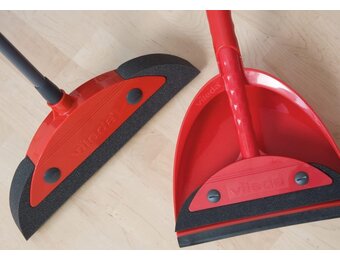 Stofvrije Veegset Super Classic: Bezem, Stoffer & Blik (Rood, 32% Korting)