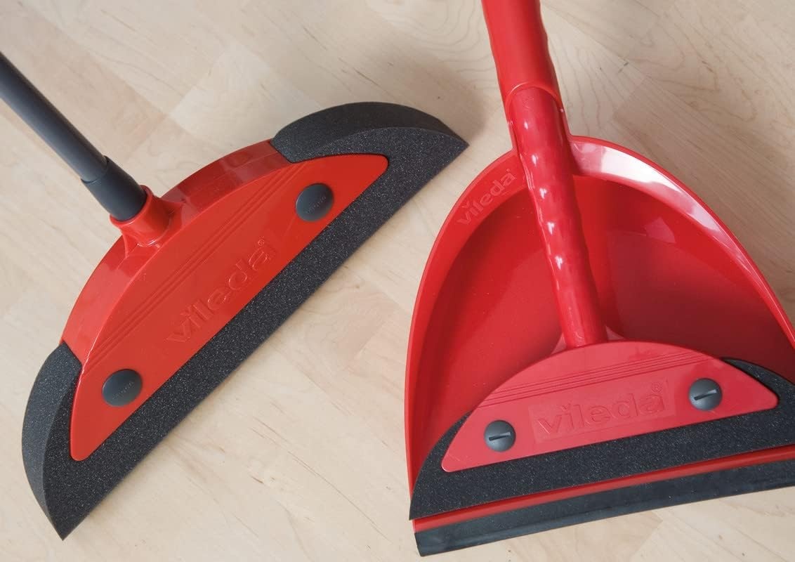 Stofvrije Veegset Super Classic: Bezem, Stoffer & Blik (Rood, 32% Korting)