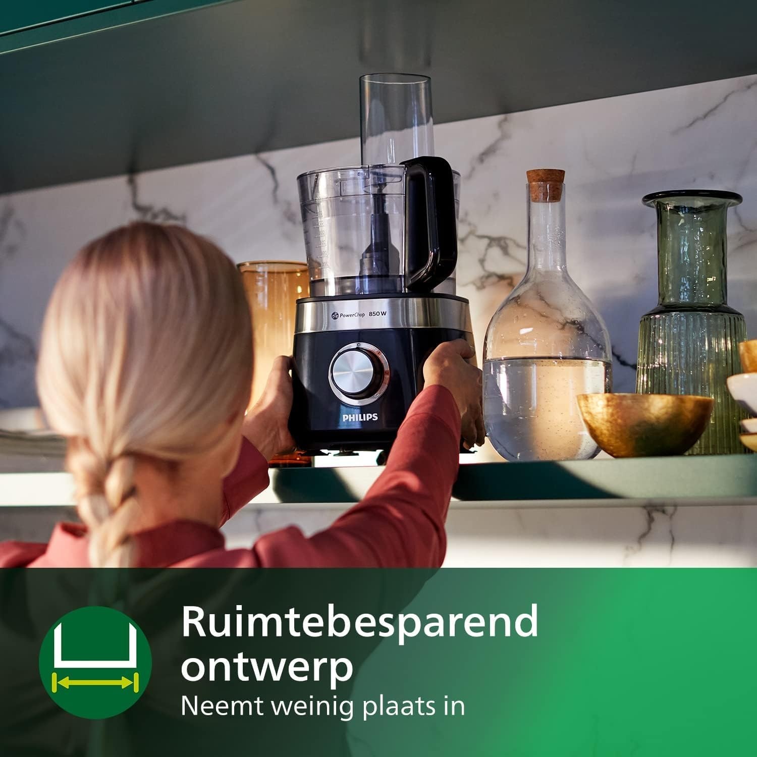 Philips Viva Keukenmachine HR7510/10 - 800W - 34% Korting