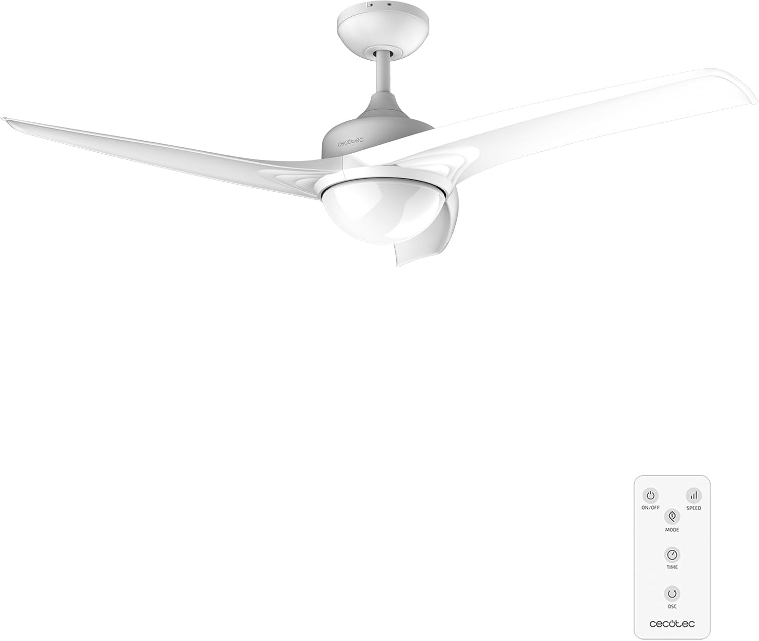 Plafondventilator Wit 106 cm met LED & Afstandsbediening - 34% Korting