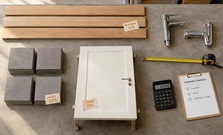 Afval- en herstelcijfers voor bouwprojecten