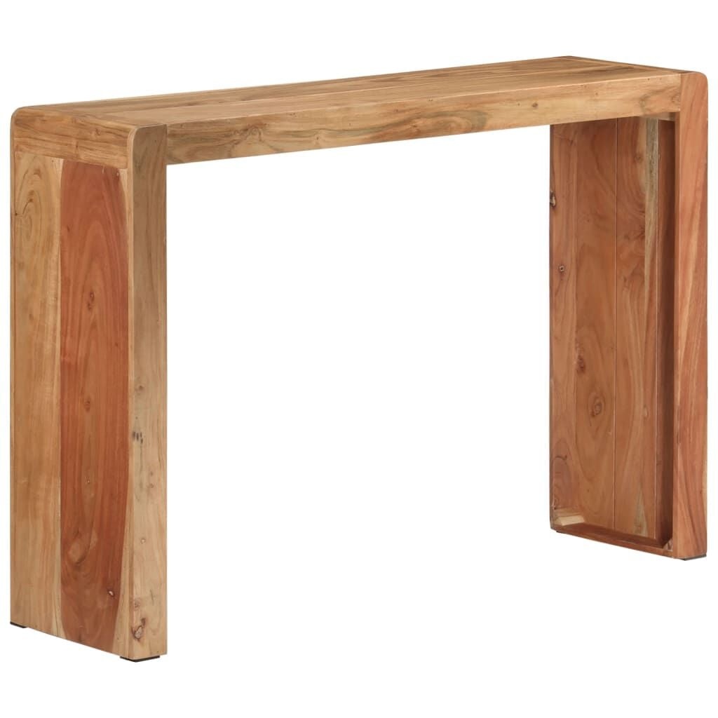 vidaXL Wandtafel 110x30x76 cm massief acaciahout