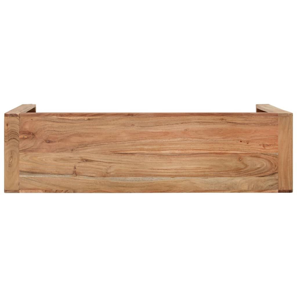 vidaXL Wandtafel 110x30x76 cm massief acaciahout