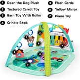 Baby Einstein Farm Explorers 4-in-1 Kickin' Tunes Muzikale Weide Muziek & Taalontdekking Gym, vanaf 0 maanden