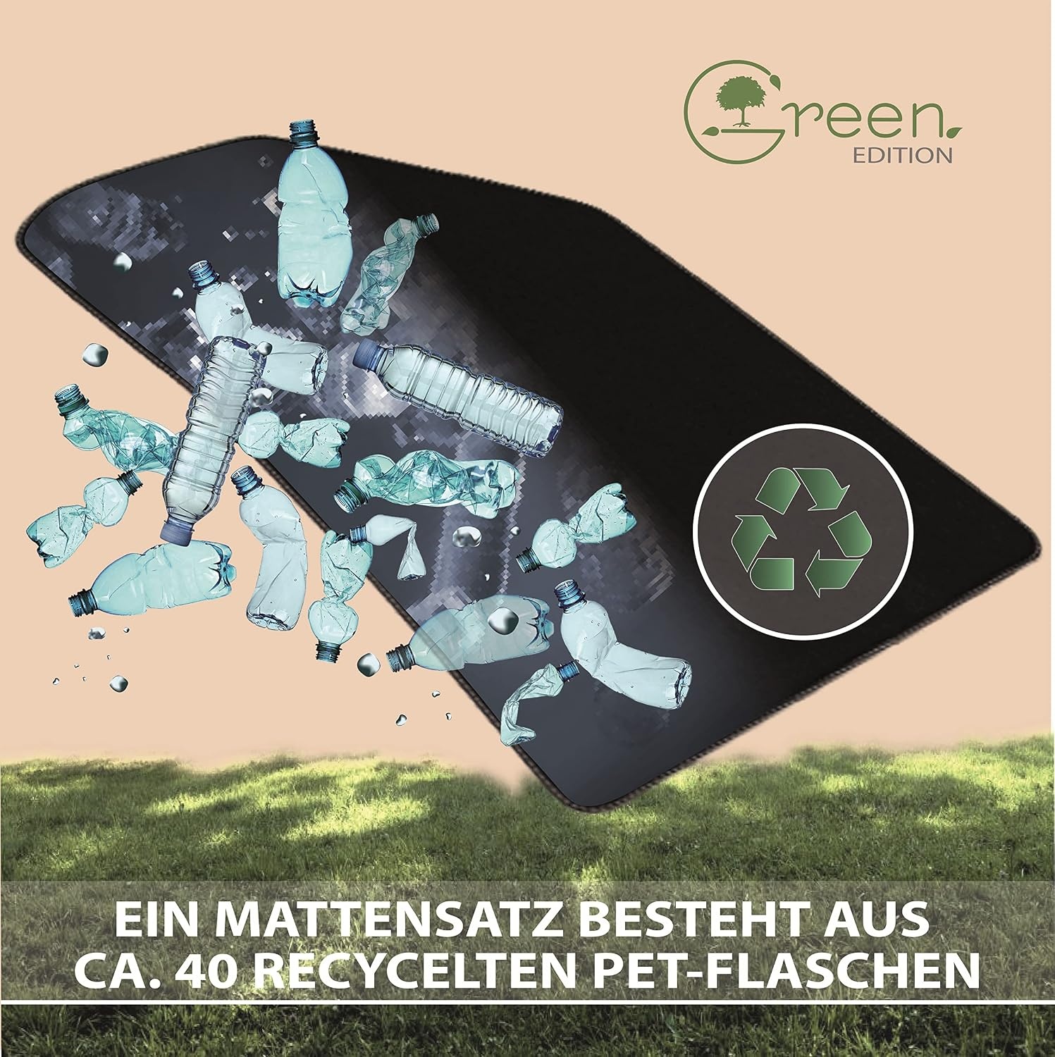Green Edition Autovloermatten geschikt voor VW Polo 5