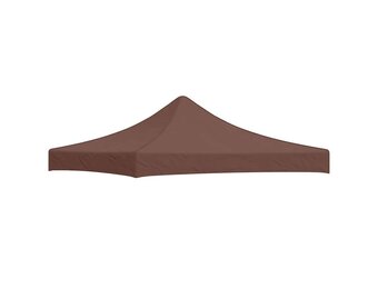 vidaXL Partytentdak 270 g/m² 3x3 m bruin
