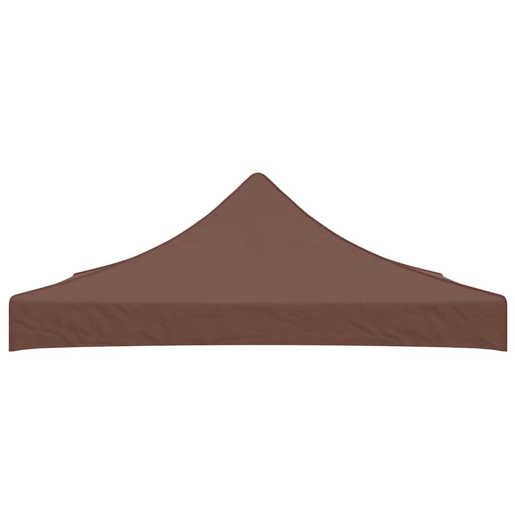 vidaXL Partytentdak 270 g/m² 3x3 m bruin