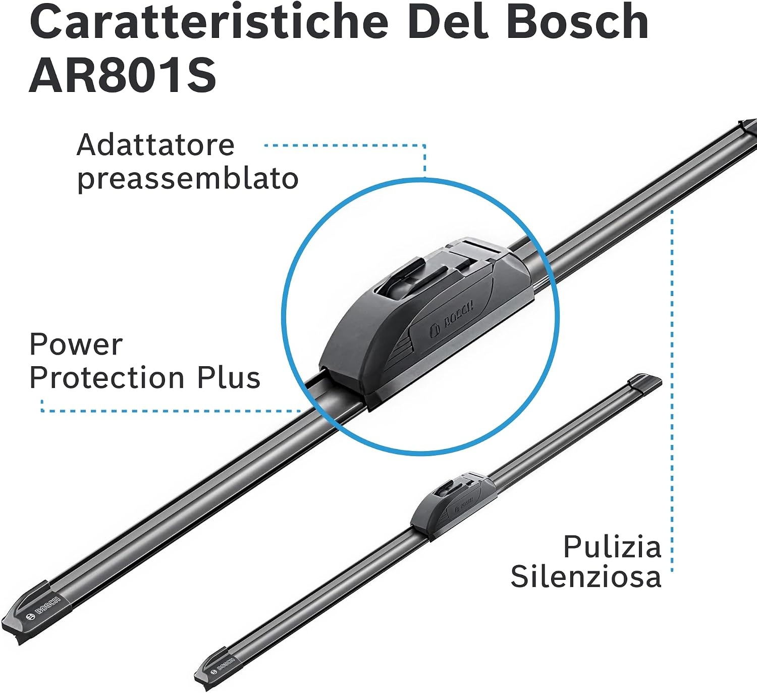 Bosch Aerotwin AR801S Ruitenwissers 600 mm - Set van 2 voor voorruit