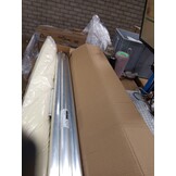 vidaXL Luifel uittrekbaar 350x150 cm crème