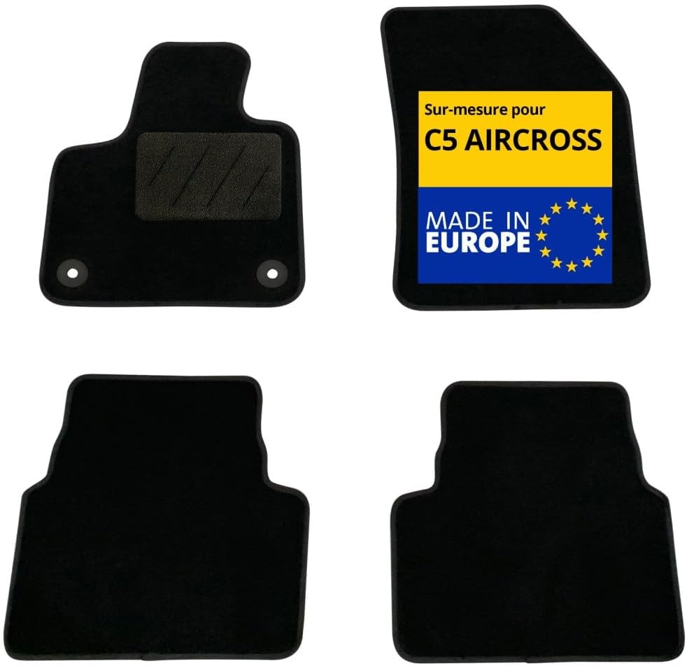 DBS Automatten voor Citroen C5 AIRCROSS en Hybrid vanaf 12/2018 - 4-delige set zwart