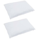 vidaXL Hoofdkussen 2 st 50 x 75 cm Veren Wit