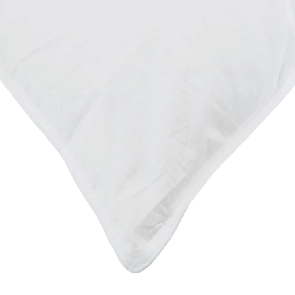 vidaXL Hoofdkussen 2 st 50 x 75 cm Veren Wit