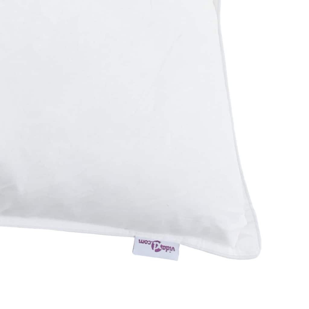 vidaXL Hoofdkussen 2 st 50 x 75 cm Veren Wit
