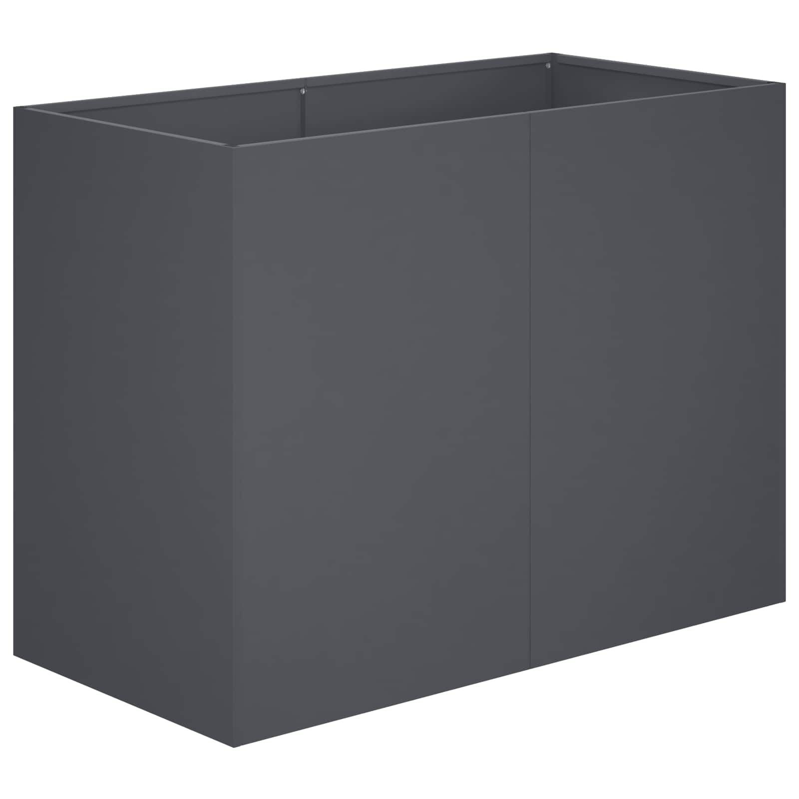 vidaXL Plantenbak Antraciet 80 x 40 x 60 cm Koudgewalst staal
