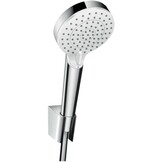 hansgrohe Crometta badset Vario EcoSmart 9 l/min/Porter 'S met doucheslang 125 cm wit/chroom, 26693400 - Maat set met doucheslang 1,25m