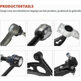 Frankberg 10 x draagarmenset voor Golf Plus 5M1 521 motor 2004-2013 A3 8P1 2003-2012 Leon 1P1