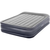 Intex Deluxe Pillow Rest Queen Luchtmatras met Ingebouwde Pomp - 152 x 203 x 42 cm - Grijs