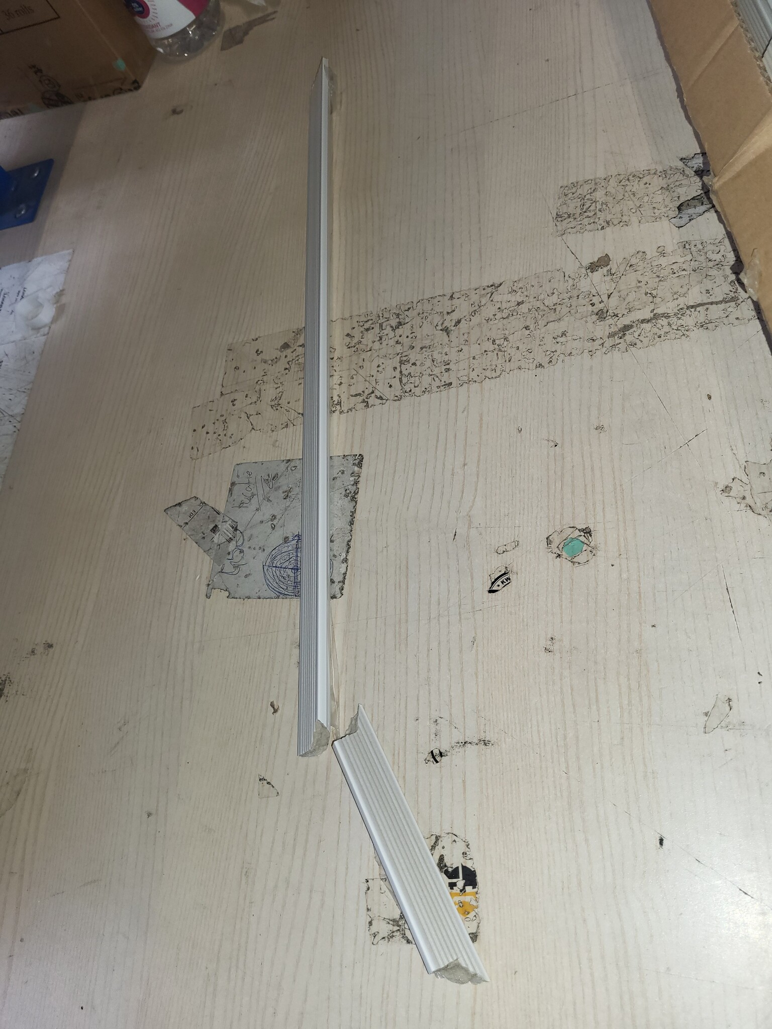 Wandlijstenset, voorgesneden, 6 stuks, decoratieve panelen, montageklaar, van piepschuim, overschilderbaar, wanddecoratie voor woonkamer en slaapkamer, montage met lijm