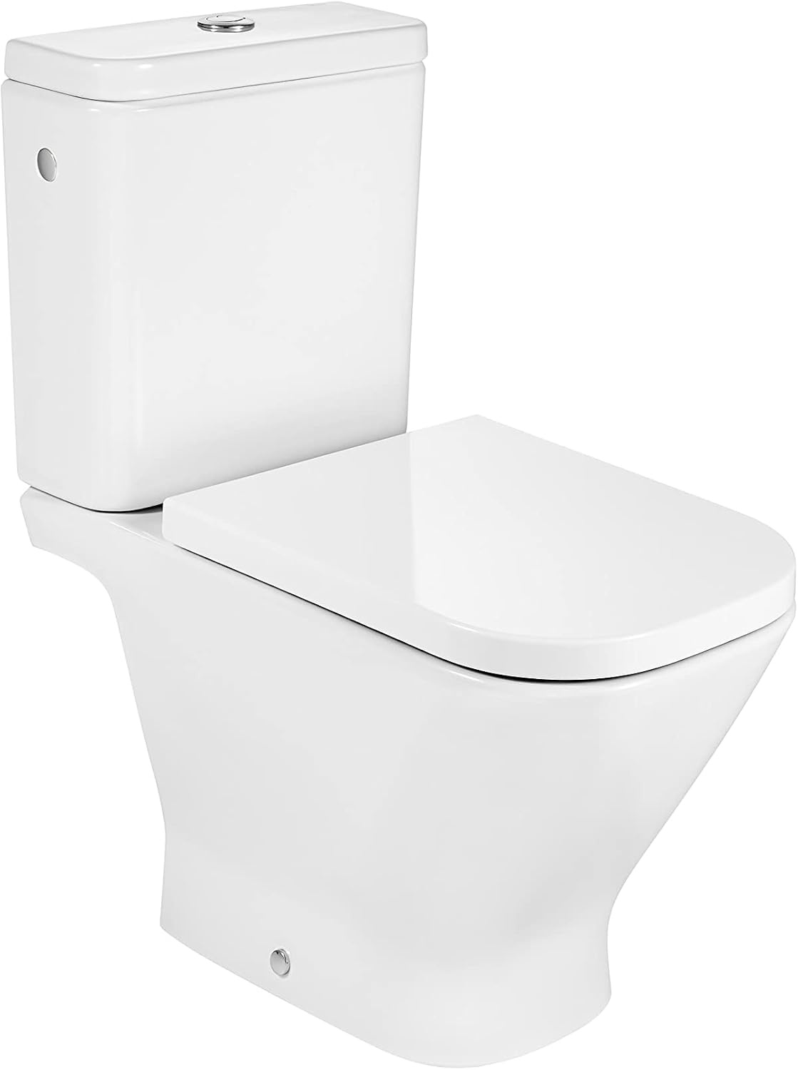 Roca A80147000B THE GAP SQUARE deksel voor valstoel, normaal, wit