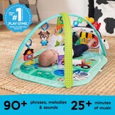 Baby Einstein Farm Explorers 4-in-1 Kickin' Tunes Muzikale Weide Muziek & Taalontdekking Gym, vanaf 0 maanden