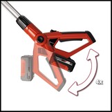 Einhell Accu Telescopische Heggenschaar GE-HH 18/45 Li T-Solo - 45 cm - Rood/Zwart