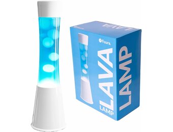 FISURA Lavalampe Wit - 39,5 cm - Inclusief Reservepeertje