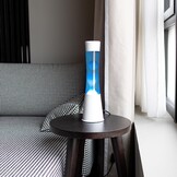 FISURA Lavalampe Wit - 39,5 cm - Inclusief Reservepeertje