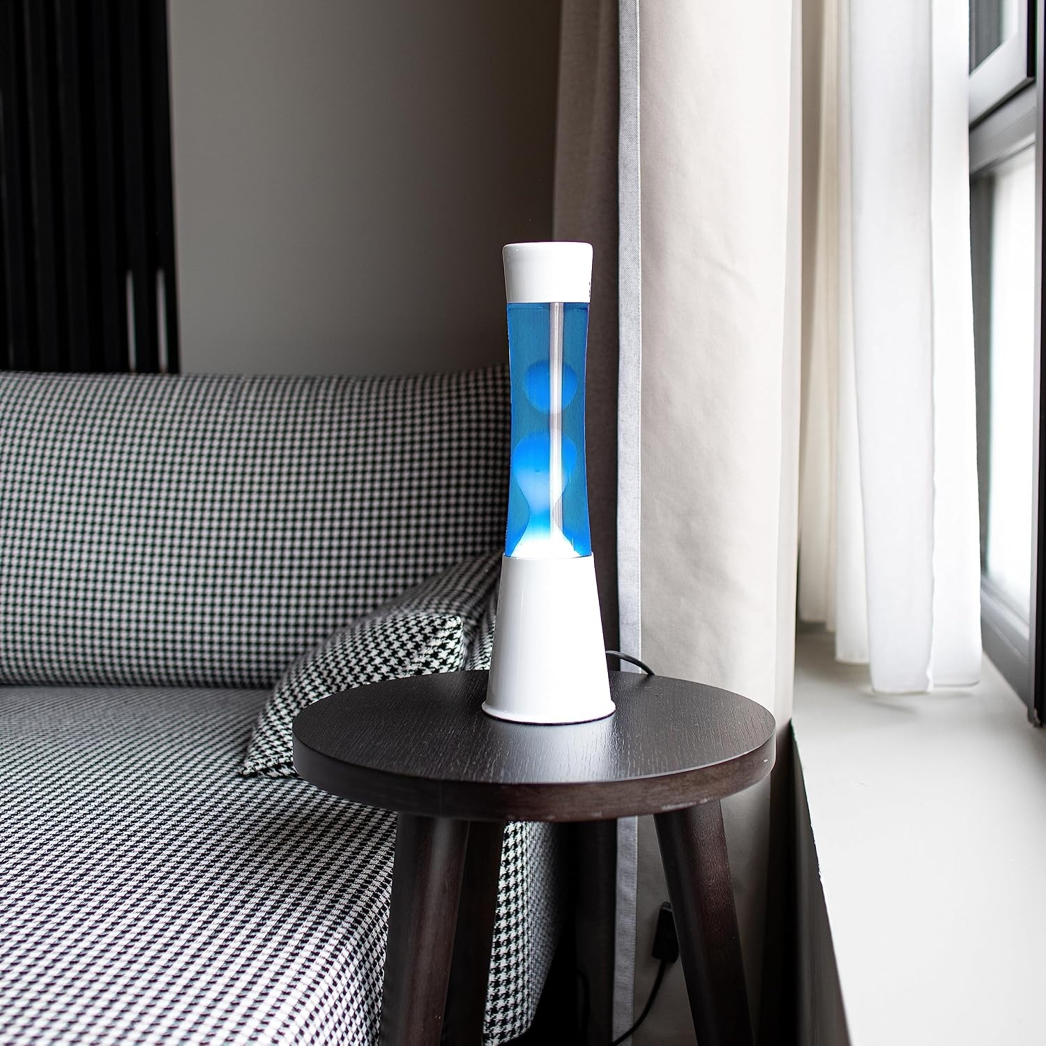 FISURA Lavalampe Wit - 39,5 cm - Inclusief Reservepeertje