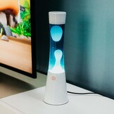 FISURA Lavalampe Wit - 39,5 cm - Inclusief Reservepeertje