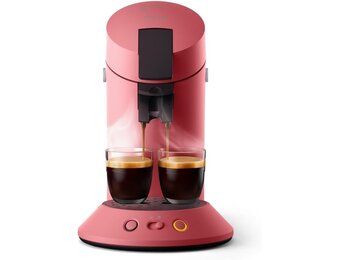 Philips Senseo Original Plus Koffiepadmachine - Soft Red