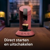 Philips Senseo Original Plus Koffiepadmachine - Soft Red