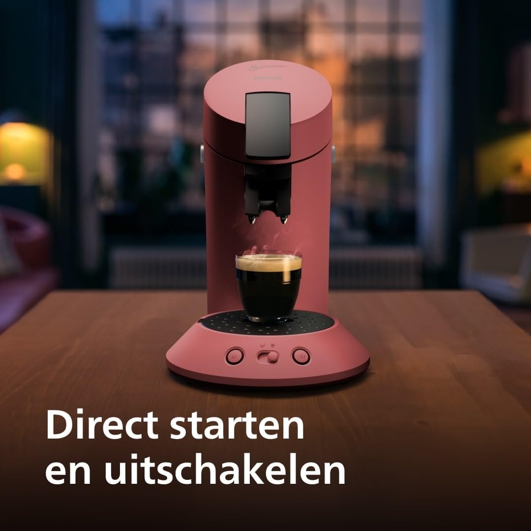 Philips Senseo Original Plus Koffiepadmachine - Soft Red