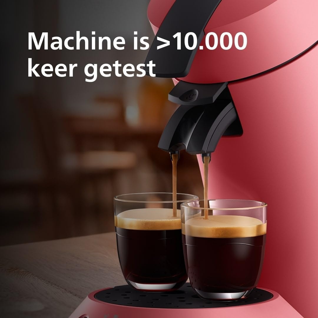 Philips Senseo Original Plus Koffiepadmachine - Soft Red