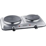 SEVERIN Compacte Kookplaat 18 cm - 1500W - RVS/Zwart