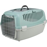Trixie reismand capri open top lichtgrijs/salie S 61x40x38 cm