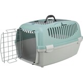 Trixie reismand capri open top lichtgrijs/salie S 61x40x38 cm